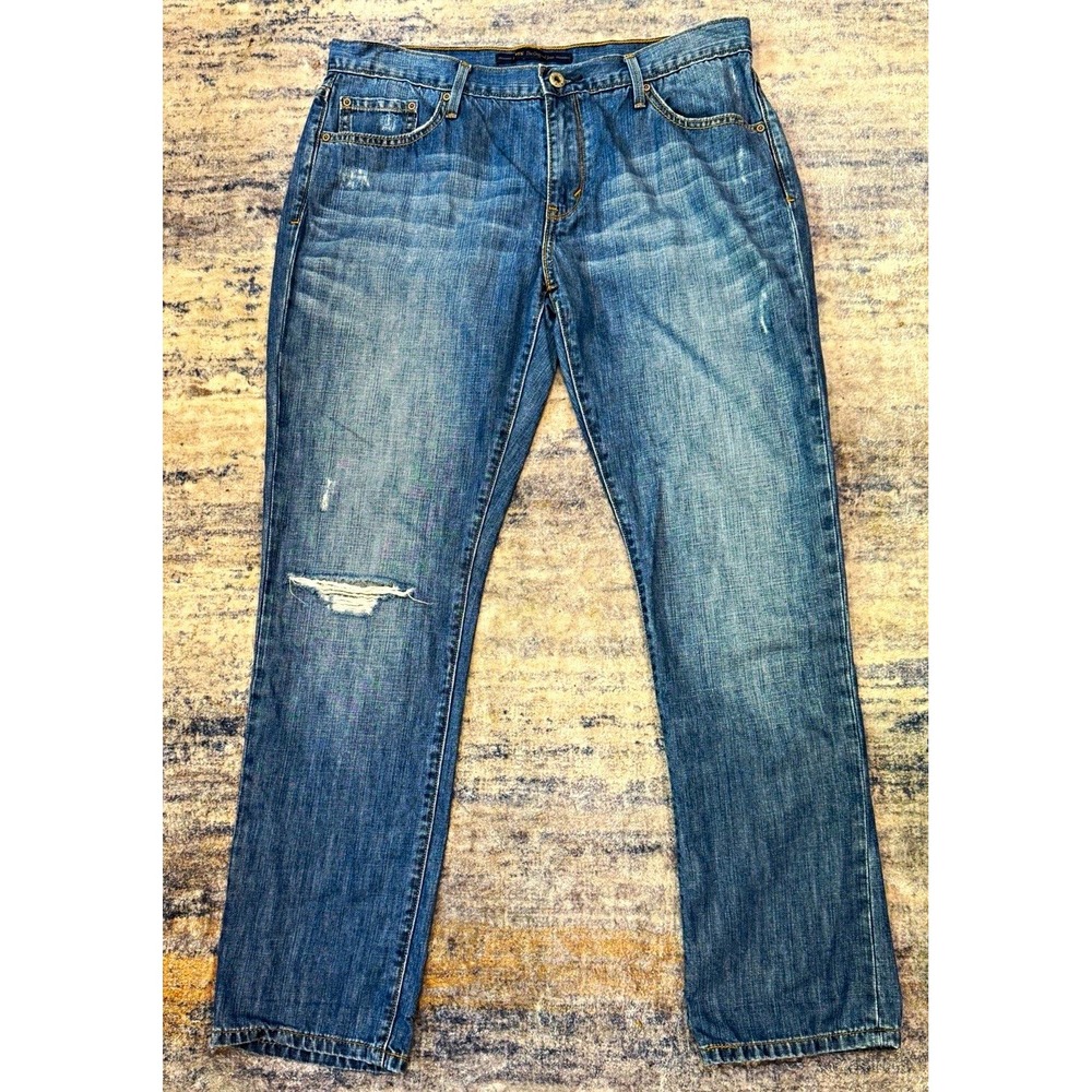 LEVI'S The Original Jean Women's Boyfriend Jeans Relaxed Medium Wash Blue 8